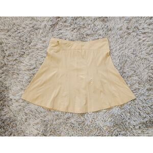 Athleta Skirt Womens Size 4 Tan A Line Activewear Tenniscore Preppy Academia